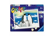 Kreativt Legetøj - Ravensburger CreArt Paint by Numbers - Penguin Family - 12023058 8