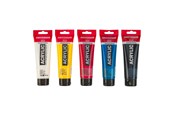 Kreativt Legetøj - Bruynzeel Amsterdam Standard Series Acrylic Paint Primary Set 120ml 5pcs. - 17791905