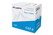 Netværkskabel - Lanberg bulk cable - 305 m - grey RAL 7035 - Grå - 305m - LCU6-10CC-0305-S