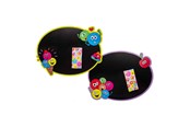 Udendørsleg - Duckiez Chalkboard with Chalk - Smiley Face - 6390