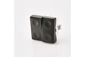 Afbrydermateriel - Foss Europe FESH SWITCH Curveline Afbryder Dobbelt Korrespondance 1,0 - Koksgrå - 104213