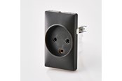 Afbrydermateriel - Foss Europe FESH SWITCH Curveline Stikudtag 1,5 m/j - Koksgrå - 104201