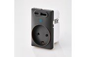 Afbrydermateriel - Foss Europe FESH SWITCH Curveline Stikudtag 2 x USB 1,5 m/j - Koksgrå - 104203
