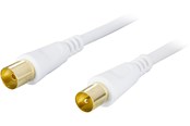 Antennekabel/stik - Pro antenna cable 2 m white - AN-102