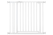 Baby Udstyr - Hauck Open N Stop 2 safety gate 75 - 80 cm white + 9 cm extension piece - 59759