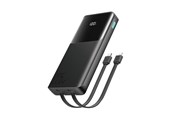 Powerbank - Joyroom JR-PBF19 22.5W 10000mAh Powerbank with Two Built-in Cables - Black Powerbank - Sort - 10000 mAh - JR-PBF19