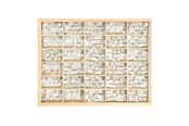 Hobby artikler - Creativ Company - Wooden Letter Beads White A-Z 750 pcs. - 68982