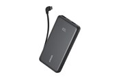 Powerbank - Anker Zolo Power Bank Black 10K 22.5W Built-In USB-C Cable - 10000 mAh - A110DH11