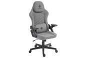 Gamer Stol - Deltaco DC130 Gaming Gamer Stol - Grå - Stof - GAM-180-LG