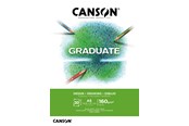 Kreativitet & Hobbyartikler - Canson Graduate White Drawing Pad A5 160G 30 SH - 17-400110364