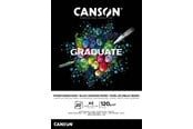 Kreativitet & Hobbyartikler - Canson Graduate Black Paper Pad A5 120G 20 SH - 17-400110385