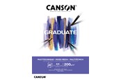 Kreativitet & Hobbyartikler - Canson Graduate Mixed Media Pad A4 200G 20 SH - 17-400110377