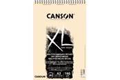 Kreativitet & Hobbyartikler - Canson XL Sand Grain A3 160G Natural Spiral 40 SH - 17-400110394