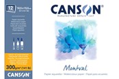 Kreativitet & Hobbyartikler - Canson Montval CP 10.5x15.5 cm 300G Block 12 SH - 17-200006532