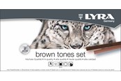 Kreativitet & Hobbyartikler - Lyra Hard Pastel Brown Tones Set 12 pcs - 1-5641121