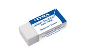 Skrive- og Tegneværktøjer - Lyra Plastic Eraser  Sleeved White 30-pack - 1-7413300