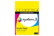 Kreativitet & Hobbyartikler - Daler-Rowney System3 Acrylic Pad 20 Sheets 230G A4 - 16-403600400
