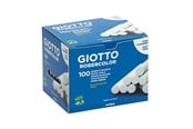 Skrive- og Tegneværktøjer - Giotto Robercolor Chalks White Box 100-pack - 12-538800
