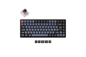 Tastatur - Keychron K2 Pro QMK/VIA Wireless RGB Hot Swap K Pro Brown - Gaming Tastatur - Uden Numpad - Nordisk - Sort - K2P-J3P-BO