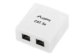 Netværkskabel - Lanberg network coupler - white - Hvid - OU5-0002-W