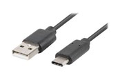 USB kabel - Lanberg - USB-C cable - USB to USB-C - 1 m - CA-USBO-20CU-0010-BK