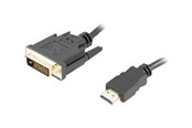 Skærmkabel - Lanberg adapter cable - HDMI / DVI - 3 m - CA-HDDV-20CU-0030-BK