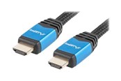 Skærmkabel - Lanberg HDMI cable with Ethernet - 1 m - CA-HDMI-20CU-0010-BL