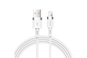 USB kabel - Joyroom Liquid Silicone Data Cable N2 USB-A / Lightning 2.4A 1.2m - White - S-1224N2 Lightning White