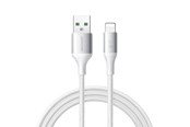 USB kabel - Joyroom S-A28 Flash Series 3A USB-A - Lightning cable 1m - white - S-A28_ALW1