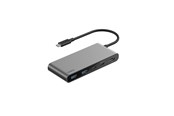 Dockingstation - Belkin Connect 7-in-1 USB-C Hub with Dual USB-C Ports - Silver - AVC023HQSGY