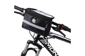 Cykeltilbehør - Wozinsky Bike Handlebar Bag with Phone Case 2L Black (WBB12BK) - 5907769300516