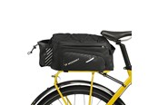 Cykeltilbehør - Wozinsky Bike Pannier Rack Bag with Shoulder Strap 9L (Rain Cover Included) Black (WBB22BK) - 5907769300646