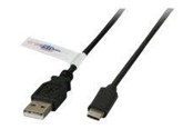 USB kabel - EFB NORDIC EFB-Elektronik - USB-C cable - USB to 24 pin USB-C - 1 m - K5258SW.1