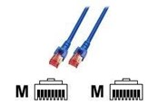Netværkskabel - EFB NORDIC EFB-Elektronik ECOLAN patch cable - 1.5 m - blue - Blå - 1m - K5513.1,5
