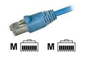 Netværkskabel - EFB NORDIC EFB-Elektronik patch cable - 7.5 m - blue - Blå - 7.5m - K5459.7,5