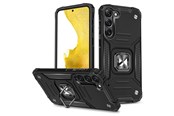 Mobil - Covers & Cases - Wozinsky Ring Armor case for Samsung Galaxy S23 armored cover magnetic holder ring black - 9145576274064