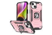 Mobil - Covers & Cases - Wozinsky Armored case with a finger holder for iPhone 15 Plus Ring Armor - gold - 9145576280621