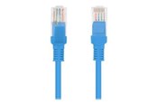 Netværkskabel - Lanberg patch cable - 10 m - blue RAL 5012 - Blå - 10m - PCU5-10CC-1000-B