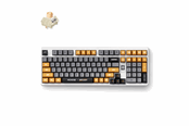 Tastatur - MCHOSE x Unbox Therapy - UT98 (Retro Therapy) - Gaming Tastatur - Amerikansk engelsk - Hvid - HW-UT98-3