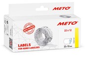 Papir, Fotopapir og Etiketter - METO Køle-/fryseetiketter, 22x12mm, hvid, 6rl/1000 - 9517182