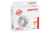 Papir, Fotopapir og Etiketter - METO Prisetiketter, 26x12mm, neonorange, 12rl/1000 - 30007342