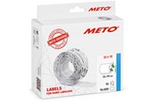 Papir, Fotopapir og Etiketter - METO Prisetiketter, aftag. 32x19mm, hvid 10rl/1000 - 30007364