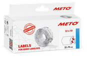 Papir, Fotopapir og Etiketter - METO Prisetiketter, 32x19mm, hvid, 5rl/1000 - 30007366