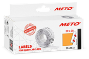 Papir, Fotopapir og Etiketter - METO Neonorange prisetiketter, 29x28mm, 5rl/1000 - 30007370