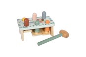 Babylegetøj - Small Foot - Wooden Hammer Bench Game Safari FSC - 12740