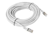 Netværkskabel - Lanberg patch cable - 10 m - grey RAL 7035 - Grå - 10m - PCU6-10CC-1000-S