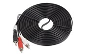 Audio kabel - Lanberg audio cable - 5 m - CA-MJRC-10CC-0050-BK
