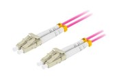 Netværkskabel - Lanberg patch cable - 100 cm - 1 m - violet - Lilla - 1m - FO-LULU-MD41-0010-VT