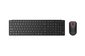 Tastatur - Lenovo Wireless Multi-Mode Pro Combo Keyboard and Mouse 6000-Swedish/Finnish - Tastatur & Mus sæt - Svensk/finsk - Sort - 4X31S04842