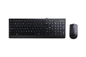 Tastatur - Lenovo 300 USB Combo - keyboard and mouse set - US Input Device - Tastatur & Mus sæt - Amerikansk engelsk - Sort - GX30M39606